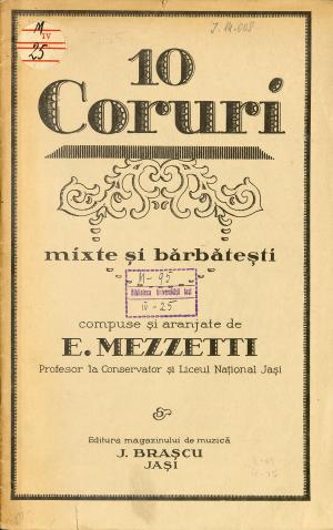 Enrico Mezzetti 10 Cori misti e maschili